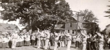 Firing Squad from Westover Field for St Joan of Arc Monument Dedication Ceremonies - June 4, 1944 - Aldenville (Chicopee) Massachusetts