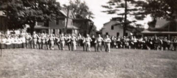 Firing Squad from Westover Field for St Joan of Arc Monument Dedication Ceremonies - June 4, 1944 - Aldenville (Chicopee) Massachusetts