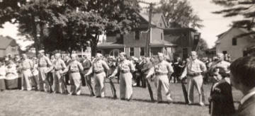 Firing Squad from Westover Field for Dedication Ceremonies - Sunday, June 4, 1944 Aldenville (Chicopee) Massachusetts