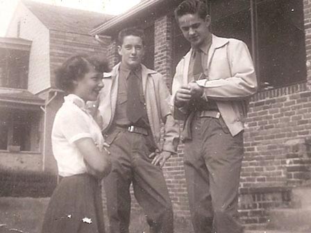Rayne Bencivenni, Bob Harvey, Les Fournier - circa 1957