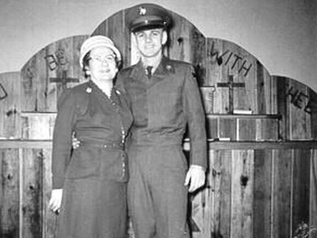 Lillian Fournier, Les Fournier at Fort Dix, NJ